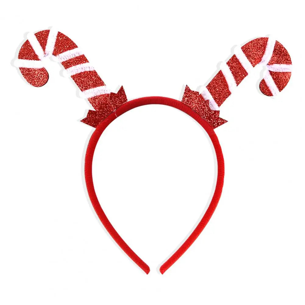 Christmas Headbands Snowman Reindeer Antler Headband Santa Hat Antlers Hair Hoop Plastic Festive Holiday Headbands