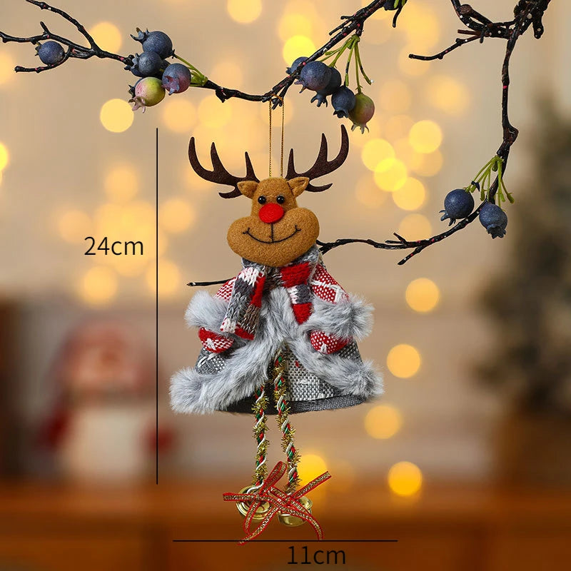 New Year 2025 Christmas Tree Decorations Cute Dolls