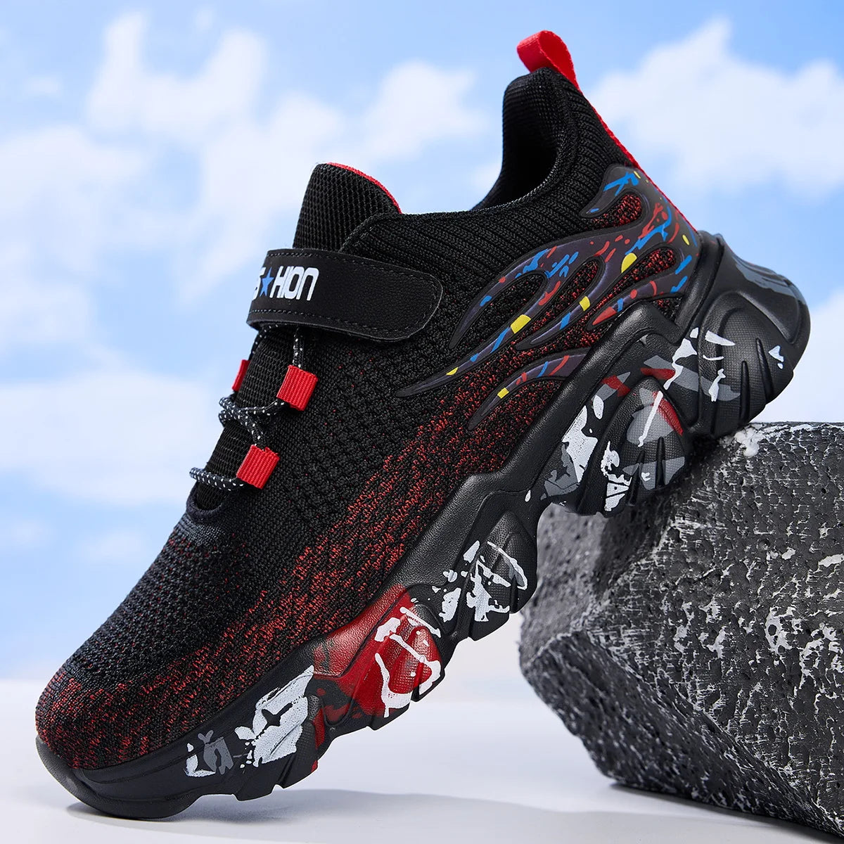 Children's Shoes Girl Boy Outdoors Running Shoes Non-slip Kids Mesh Tennis School Casual Fashion For Students