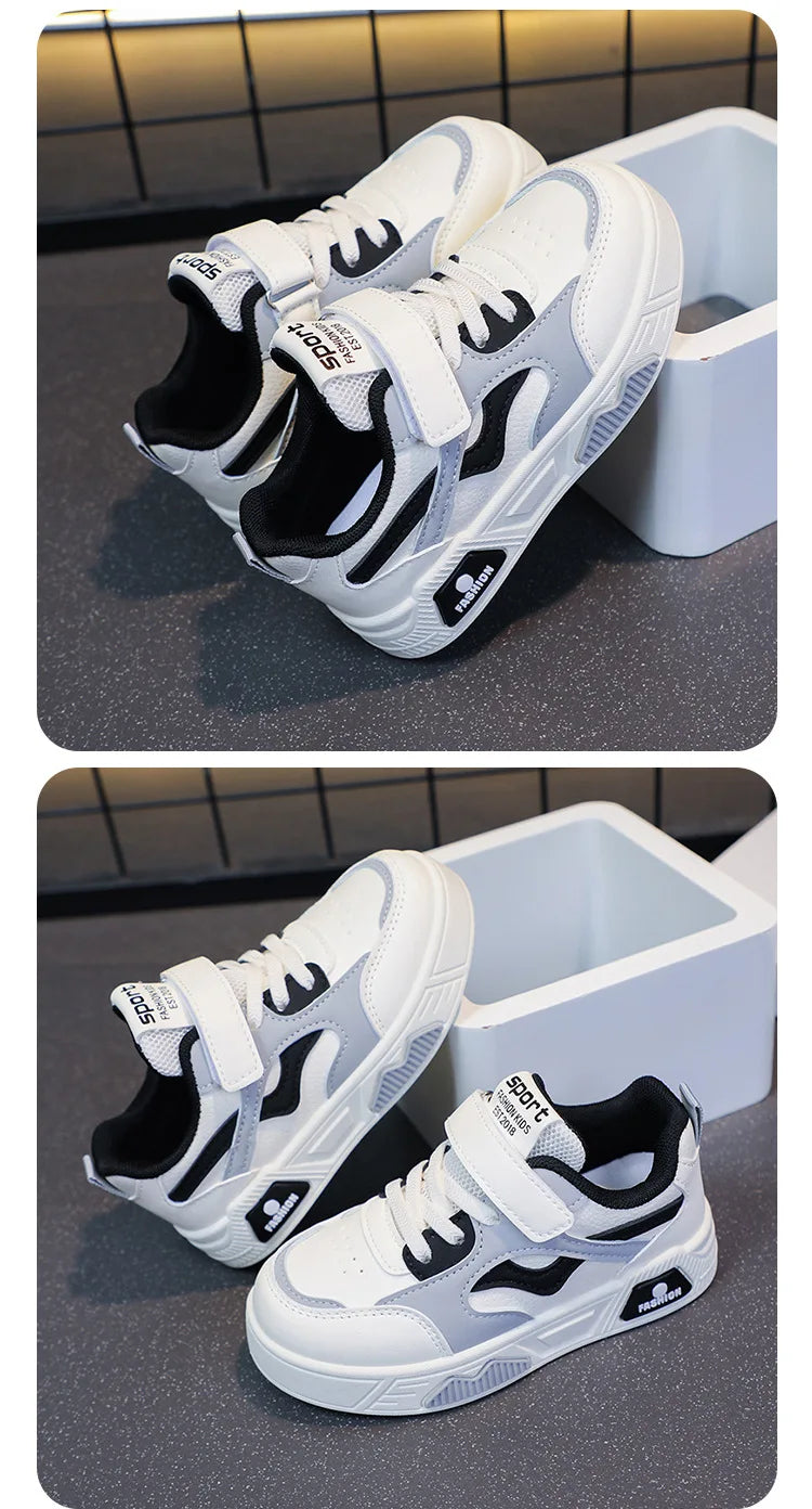 Children's Shoes for Girls and Boys Fashion Sneakers Kids' Soft-Soled Casual Shoes Student Sports Shoes Outdoor Walking Shoes