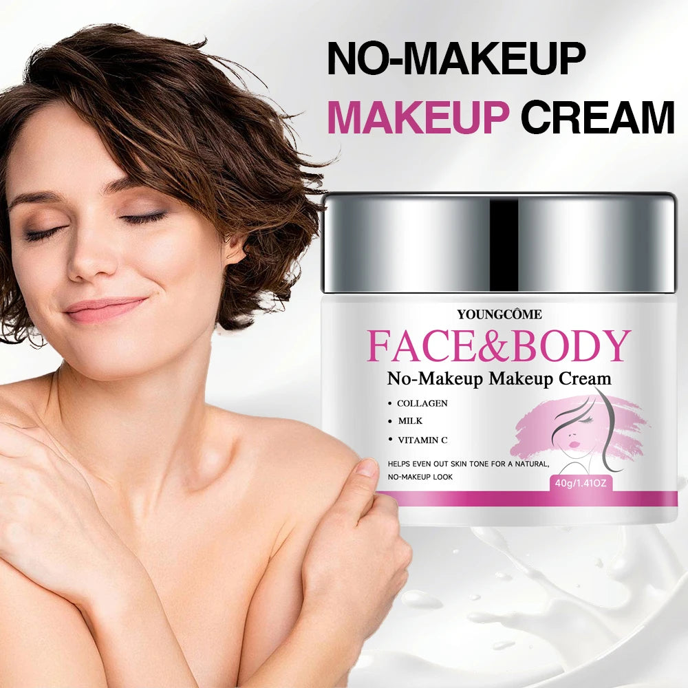 Face Body BB Cream Breathable Concealer Brighten Skin Tone Foundation Whitening Moisturizing Refresh Maquiagem Beauty