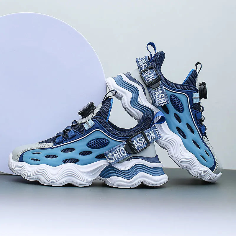 Kids Shoes for Boys Spring Summer 2025 New Casual Mesh Breathable Sneakers Platform Soft Comfortable Running Shoes for Children