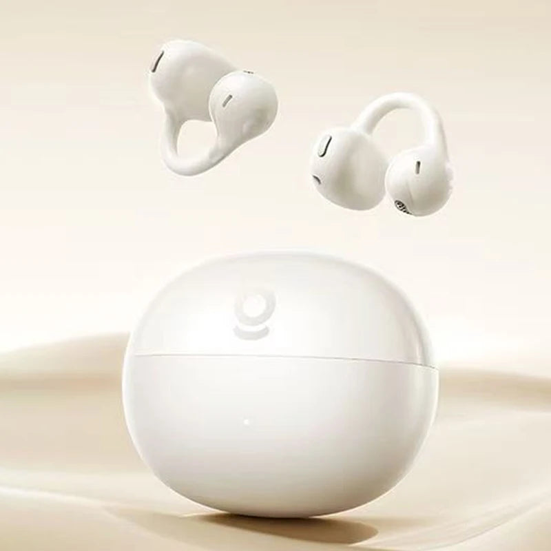 Baseus BC1 Earphones OWS Ear Clip Wireless Bluetooth 6.0 Headphones 4 Mic Call Noise Reduction Earbuds Low Latency Gamer Headset