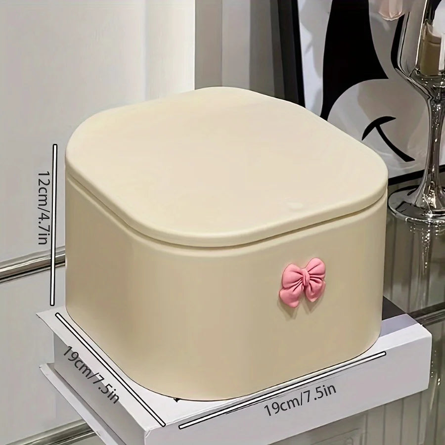 Girls Hair Accessories Organizer Large Capacity | Plastic Storage Box for Hair Clips Ponytail Holders Hair Bands