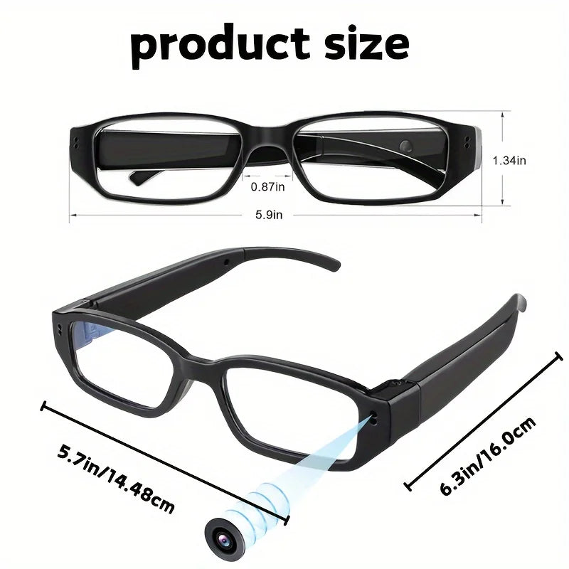 1pc Smart Glasses Camera 1080p Digital Video Recorder Camcorder Eye Protection DV SportsAction Camera Outdoor Sport Eyeglasses,