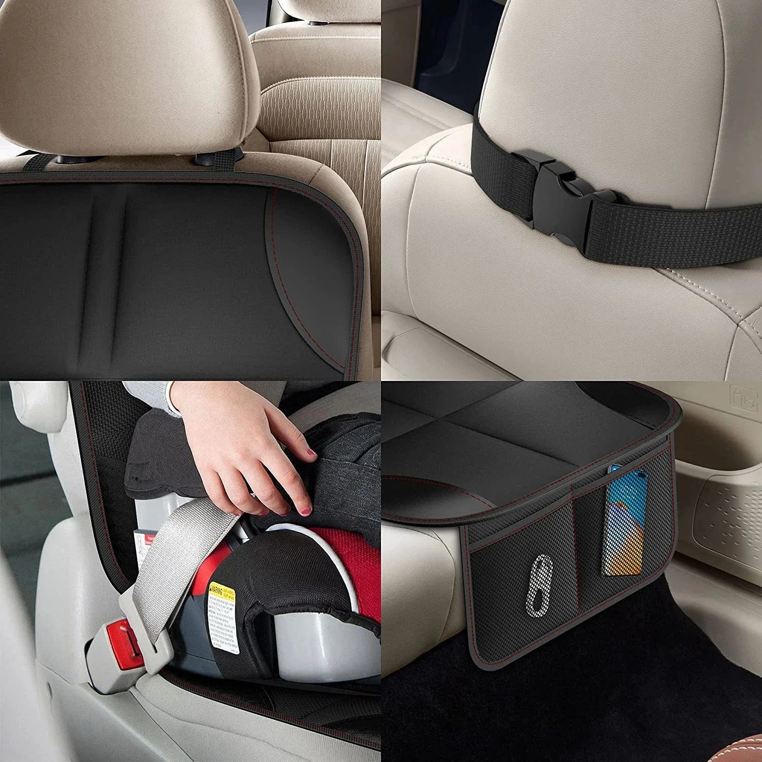 Car Seat Cover Protector for Child Kids Children Universal Auto Rear Seat Covers Pad Protection Foot Car Cushion Car Accessories