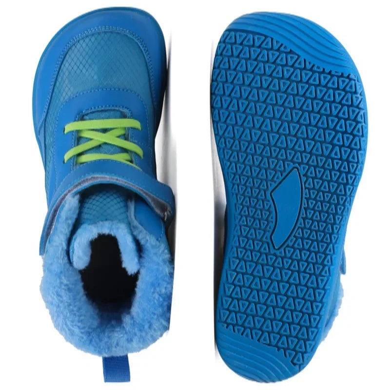 Kids High Top Barefoot Shoes Boys Girls Minimalist Sneakers Lightweight Comfort Zero Drop Shoes Toddler Little Big Kid