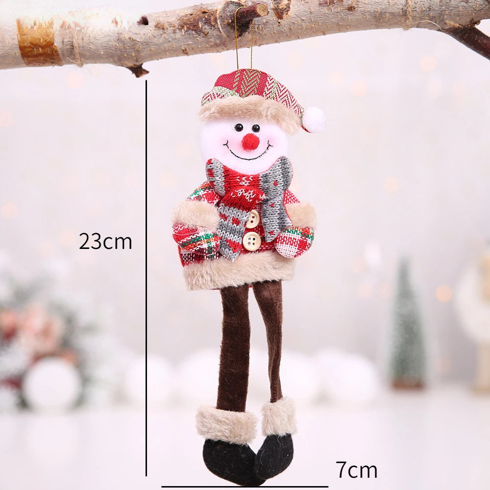 New Year 2025 Christmas Tree Decorations Cute Dolls