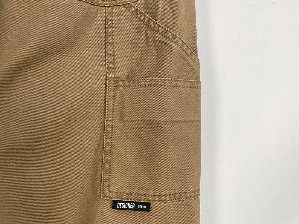 American High Quality Vintage Plus Size Cargo Men Pants Streetwear Baggy Casual Pants Harajuku Trend Straight-Leg Trousers Male