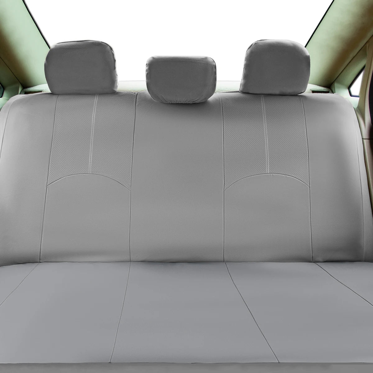 Car Seat Cover Set Breathable PU Leather Vehicle Seat Cushion Full Surround Cover For Car Full Protection Pad Fit 5-Seat Auto