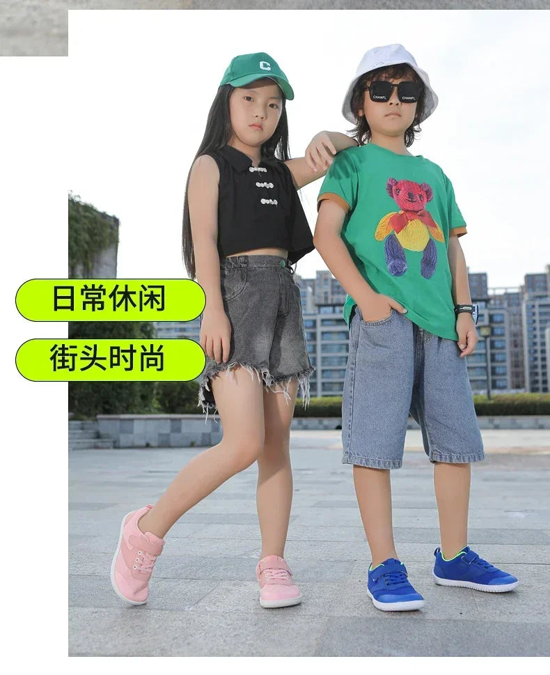Toddler/Little Big Kids Barefoot Shoes Wide Minimalist Sneakers for Boys Girls Lightweight Children Zero Drop Naturally Flats