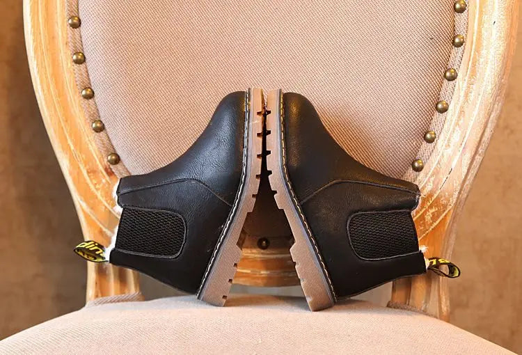 Kids Casual Boots Non-slip Wear-resistant Children Shoes Handsome Fashion Babies Warmly Shoes Girls Boys Soft Bottom Footwear