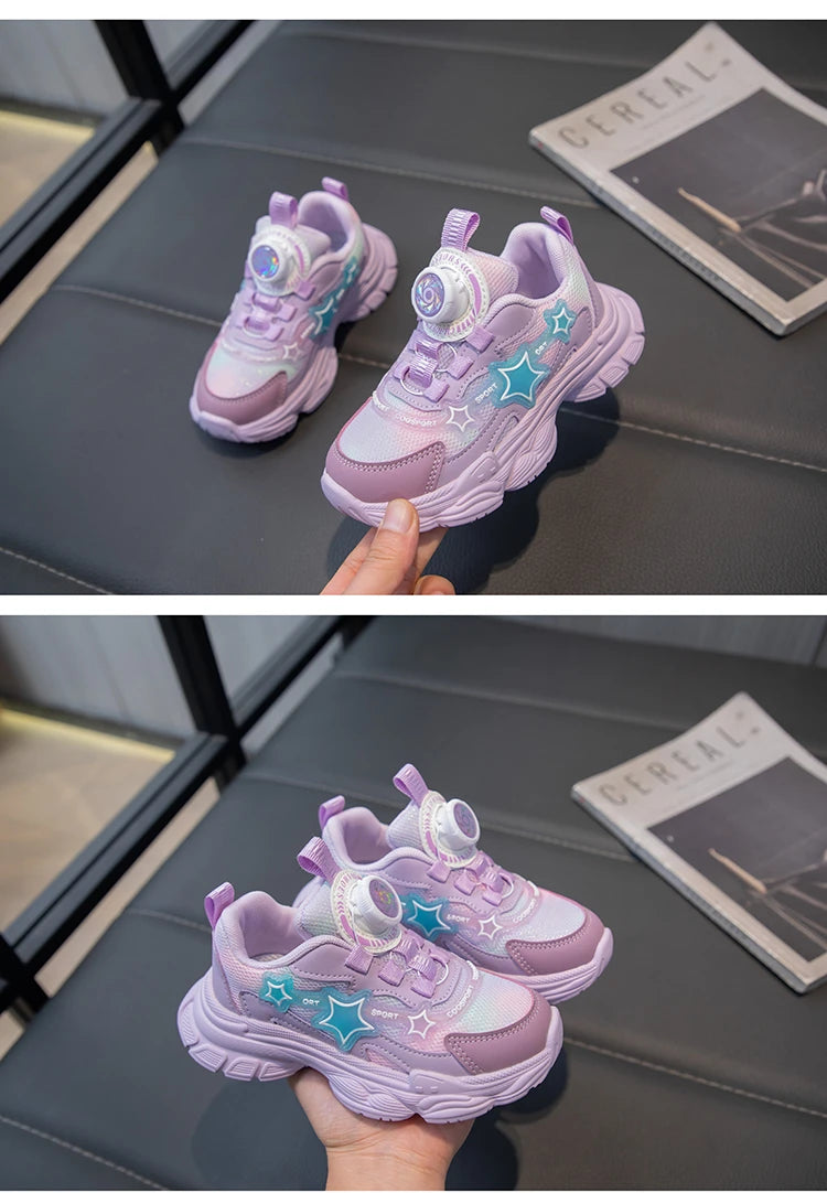 Kids Shoes For  Girls Fashion Children Casual Shoes Non-slip Sneakers