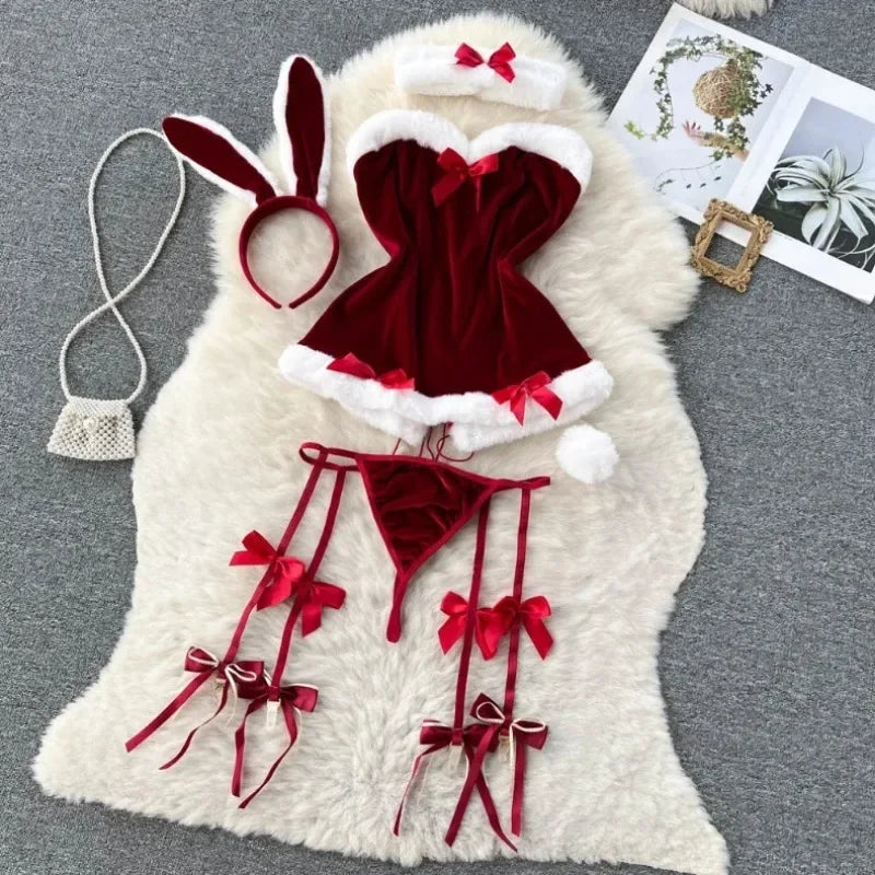 Women's Bras Women's Underwear Sets Sexy Lingerie Outfit Bra and Panty Set Woman Clothes Attractive Chest Suspenders Below Sex