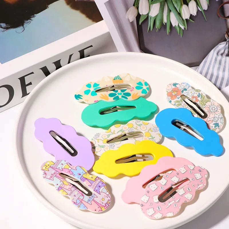 2025 Cute Cartoon Baby Hairpins Set Children Girls Kids Kawaii Hair Clips Pin Barrettes Accessories Hairgrips Headdress Headwear