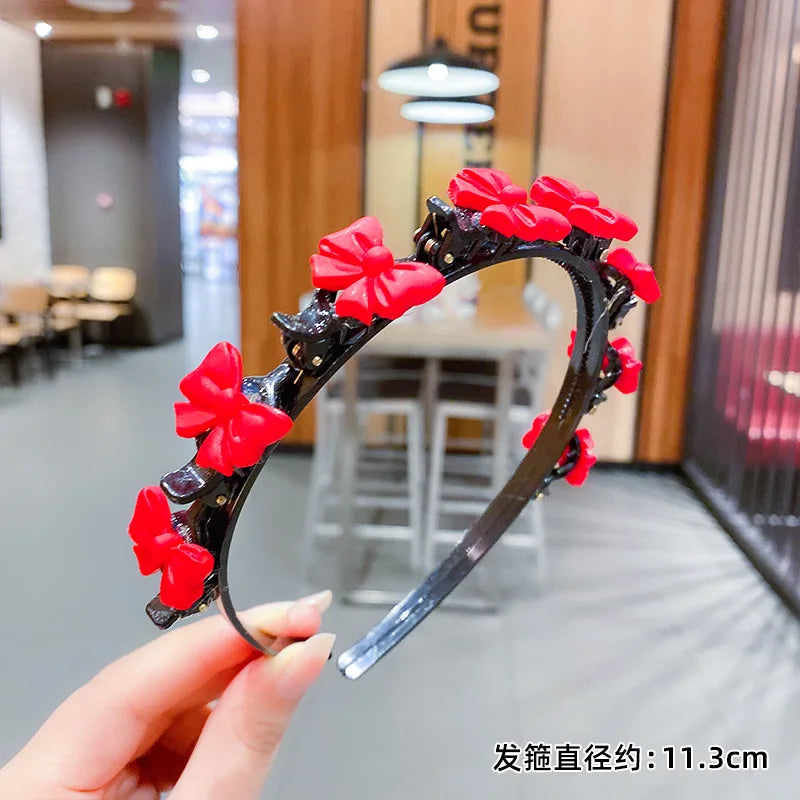 New Cute Cartoon Hairbands Girls Flowers Fruits Shape Hair Hoop Bands Korea Headwear Children for Kids Hair Accessories Gift