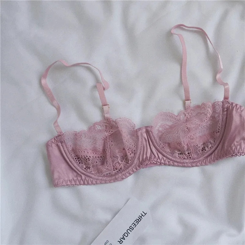 Women's Underwear Bralette Set Sexy Lingerie Lace Erotic Brassiere Female Underwear Lace Bra Panties G-String Bra and Brief Sets