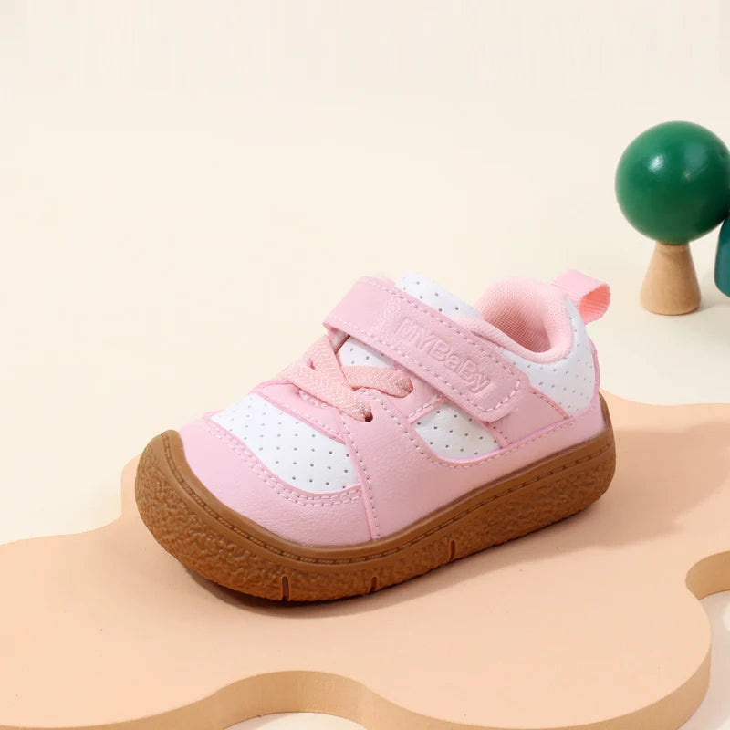 Baby Shoes High Quality Toddler 1-5 Years Rubber Sole Anti-slip Soft PU for Boys and Girls Spring and Autum Style Ooydoor BM06
