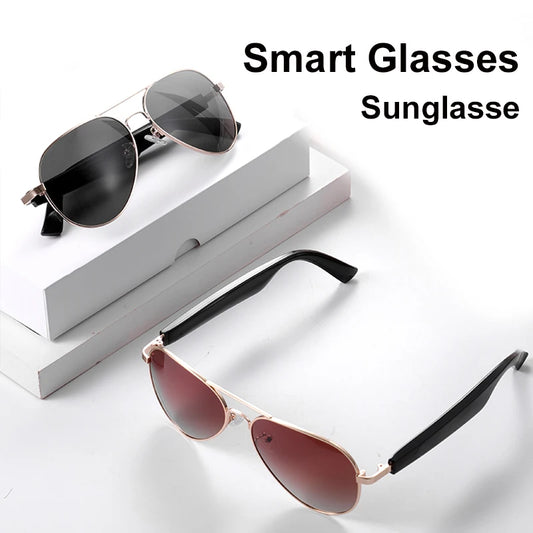 Smart Sunglasses Bluetooth glasses,Wireless HD UV Protective Lens Eyewear Waterproof Speaker,listen to songs, talk sunglasses