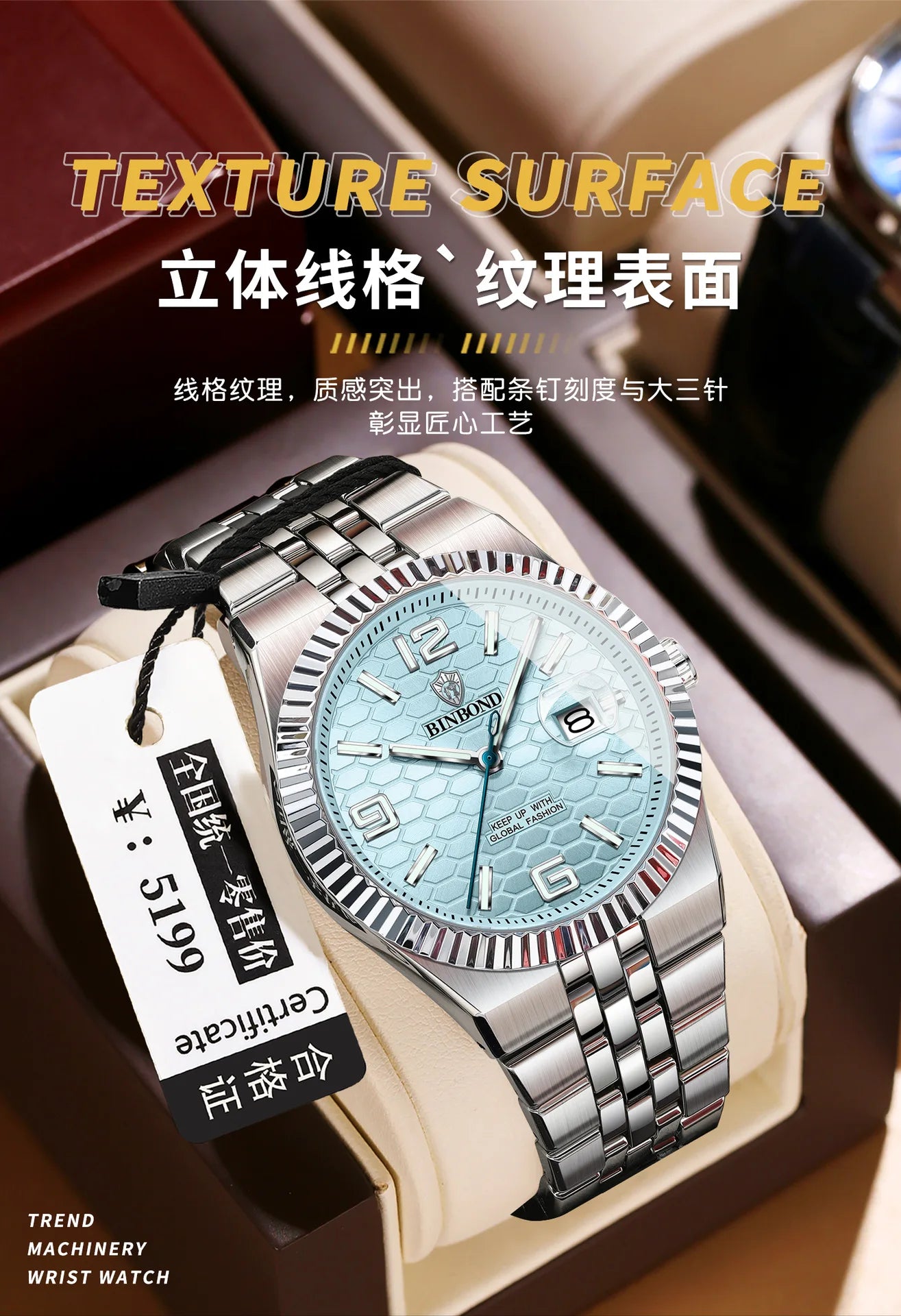 AL-144Authentic high-end men's 2025 new men's concept large dial men's watch Luxury gift men's wristwatch