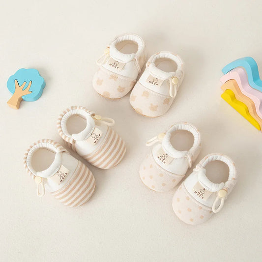 Infant Baby Shoes For Girls Boys Spring Autumn Cotton Toddler Shoes Soft Bottom Anti-slip First Walkers Newborn Floor Shoe 0-18M