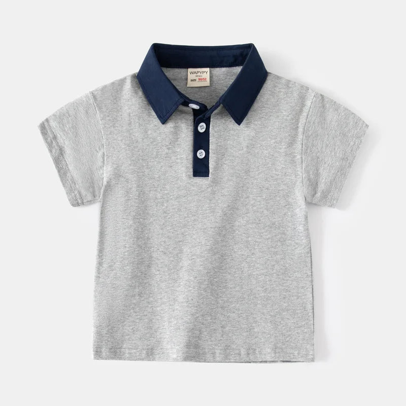 Kids Polo T Shirts Solid Cotton Boys Sport Polo T-Shirts Children's Tops Fashion Kids Clothes Summer Children Polo Tees