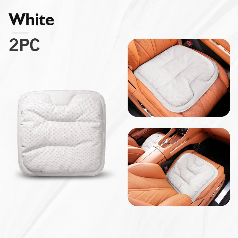 Universal Car Seat Cover Leather Cars Seat Waist Cushion Covers Four Season Auto Interior Seats  Protection Pad Car Accessorie