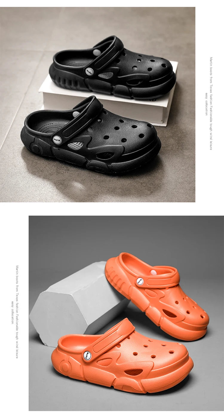 Kids Slippers Solid Soft Sandals Lightweight Comfortable Children Outdoor Garden Shoes Home Fashion Slides Orginal Summer Soft