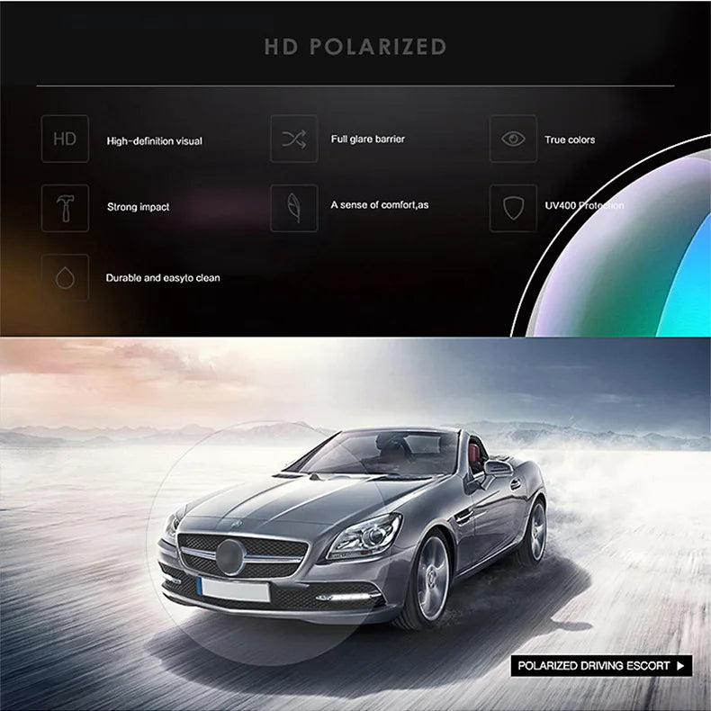 Polarized Fishing Glasses for Men UV400 Protection Driving Running Cycling  Sunglasses Designer Windproof Square Ski Goggles