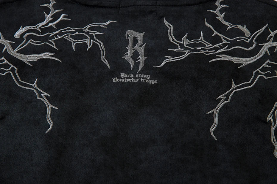 Hip Hop Harajuku Men T Shirts Embroider Vintage Loose Tee Tops Streetwear Oversized T-shirt