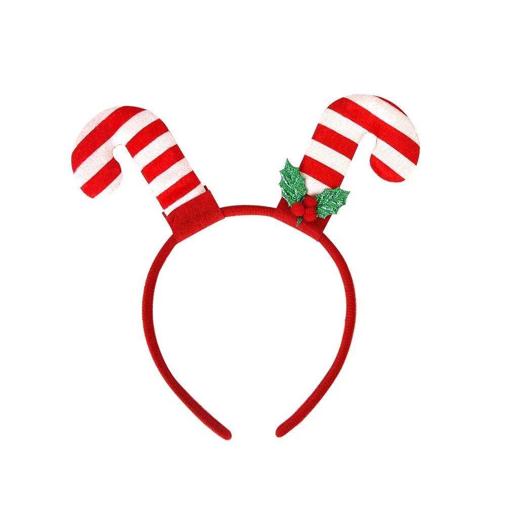 Christmas Cosplay Hair Hoop Merry Christmas Xmas Hat Santa Claus Leg Girl Boys Festival Party Headband Women Men Head Decoration