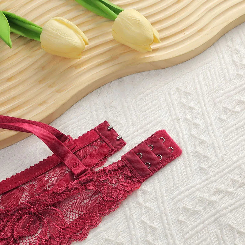 Bra and Panty Set Women's Lace Underwear Ensemble Sexy De Lingerie Femmes Sexy’ Hot Lingeries Sets for Women Sexyfemme Girl