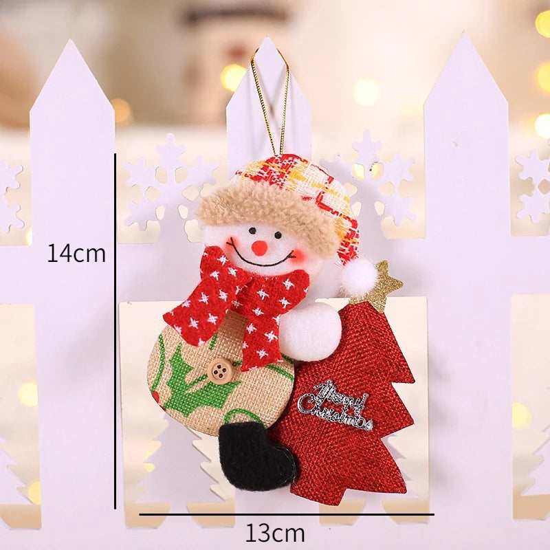 New Year 2025 Christmas Tree Decorations Cute Dolls