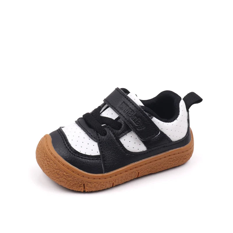 Baby Shoes High Quality Toddler 1-5 Years Rubber Sole Anti-slip Soft PU for Boys and Girls Spring and Autum Style Ooydoor BM06