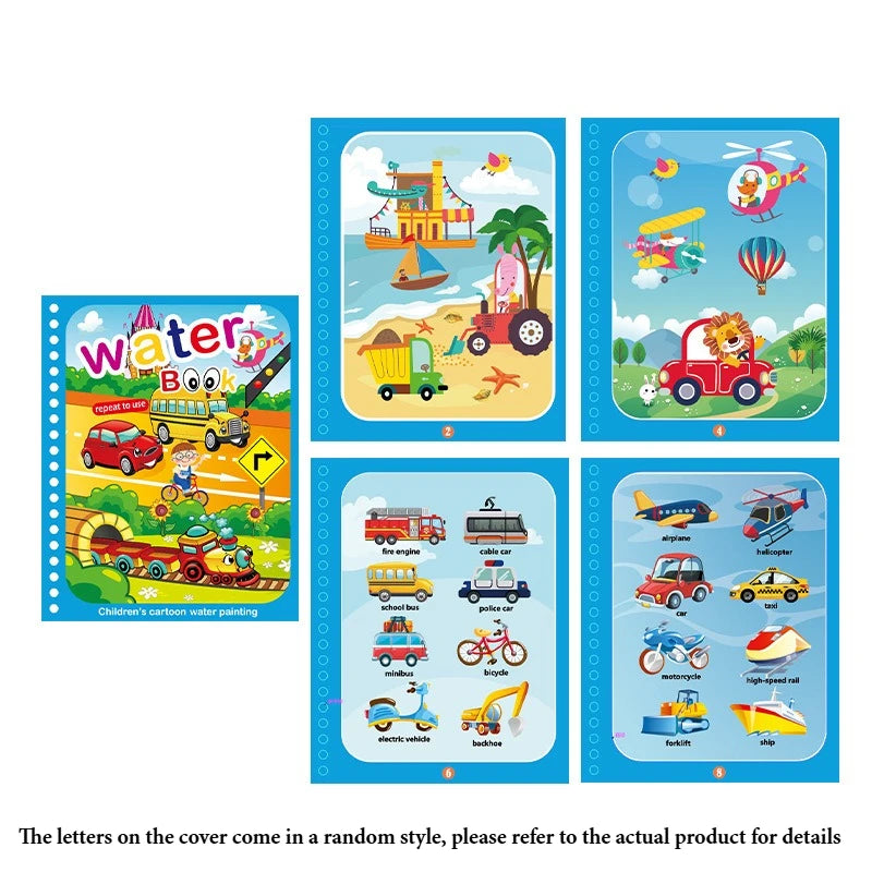 NEW Kids Magic Water Drawing Books Coloring Books Painting Toys for Kids Birthday Christmas New Year Gift for Boys and Girls NEW
