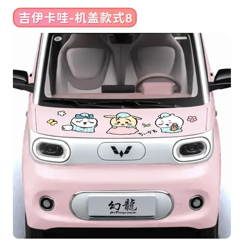 Stickers Car Accessories Decorate Hachi ware Usagi Car Accessories Gift