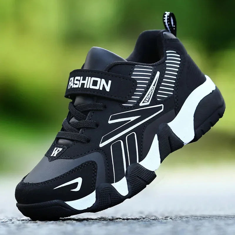 Children Boys Shoes School Sports Fashion Leather For Kids Tennis Casual Sneakers Children's Boy Running 7-13 Years Walking Shoe
