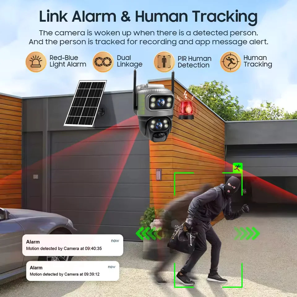 Solar Night Vision Waterproof Camera
