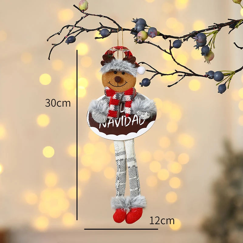 New Year 2025 Christmas Tree Decorations Cute Dolls