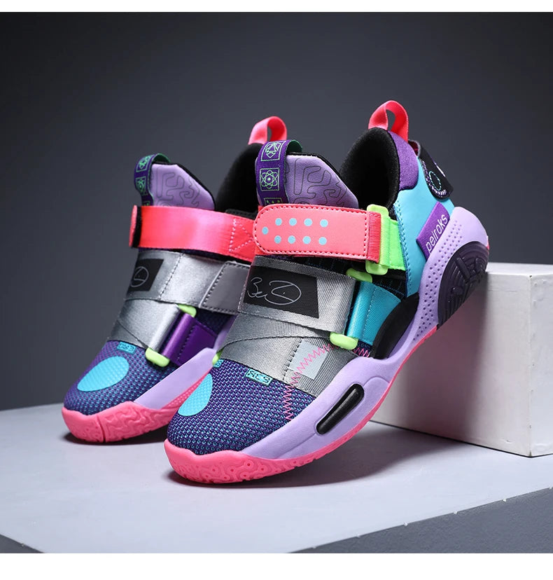 2025 New Children's Basketball Shoes For Boys Girls Non-slip Kids Sport Shoes Lightweight Outdoor Sneakers Trainers Footwear