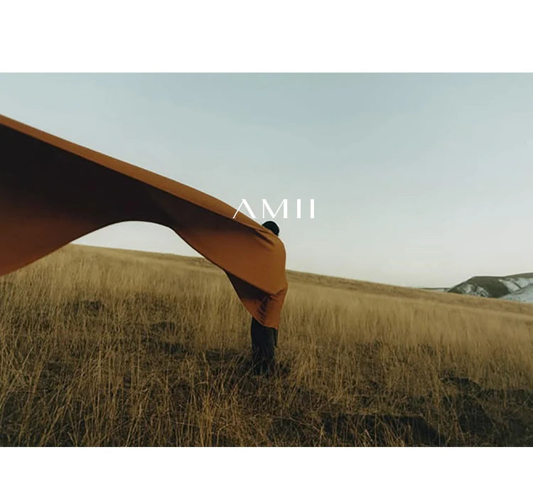 Amii Minimalist Women Pants 2025 Winter New Commuting Versatile Woman Clothes Casual Solid Color Straight Trousers 12544139