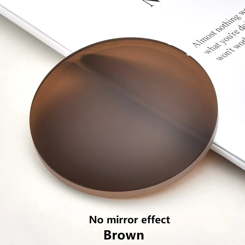 Polarized Sunglasses Prescription Lens 1.56 1.61 1.67 Aspheric Sun Glasses Lenses Myopia Optical UV400 Mirror Colourful Coating