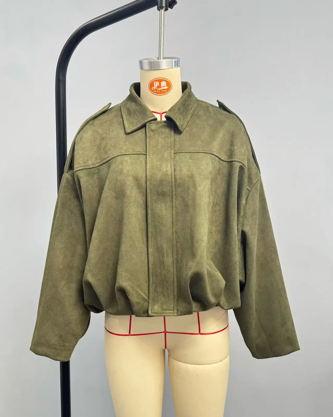 Women's Jacket Fashionable Long Sleeve Zip Up Cropped Coat Autumn Streetwear Cropped Jackets Chic Street Youth Casual Jackets