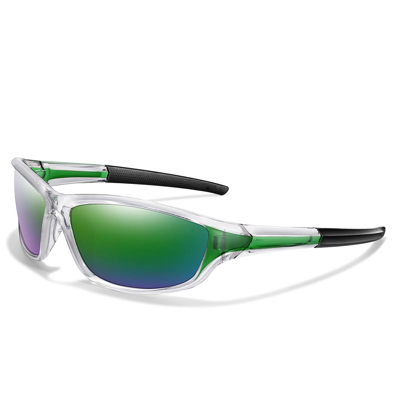 Men and Women Polarized Fishing Sunglasses Outdoor Sports Cycling Driving Hiking Eyewear Camping Travel Transparent Frame UV400