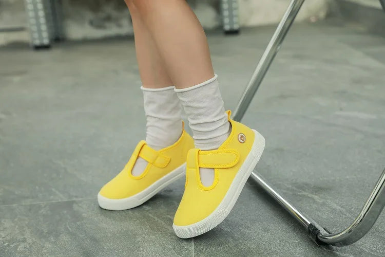Kids Shoes 2023 Spring Autumn Children's Canvas Shoe Korean Solid Girl's Sneakers Soft Sole Toddler Shoes for Boy Tenis Infantil