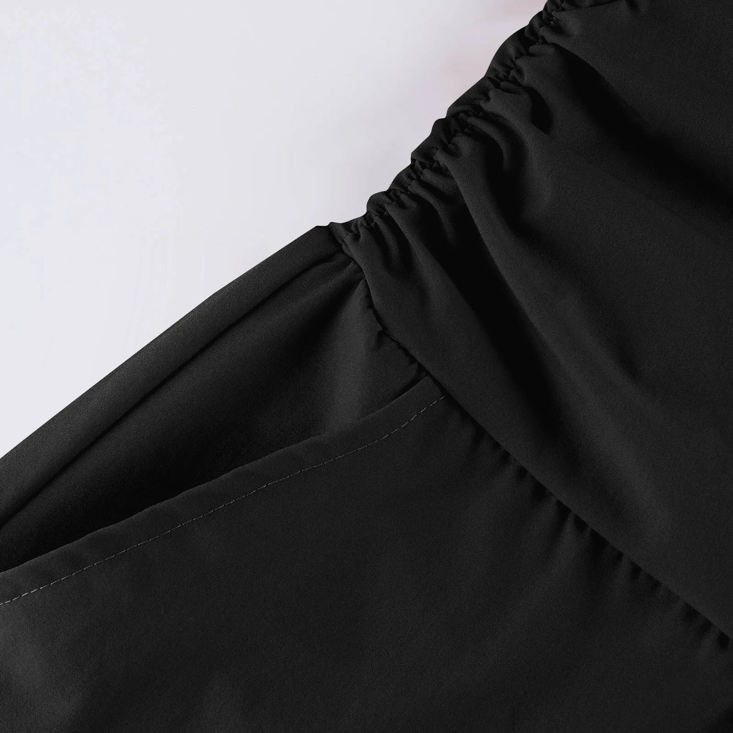 women pants summer loose cropped pants High Waist Solid Color Casual Trousers Pants With Pockets cozy breathable pantalon femme