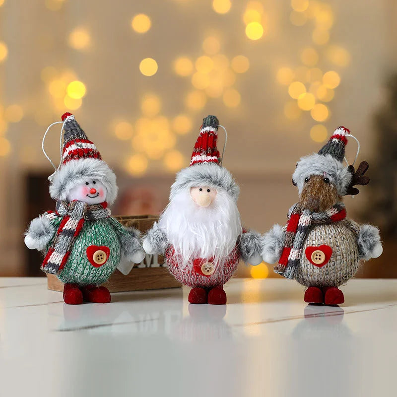 New Year 2025 Christmas Tree Decorations Cute Dolls