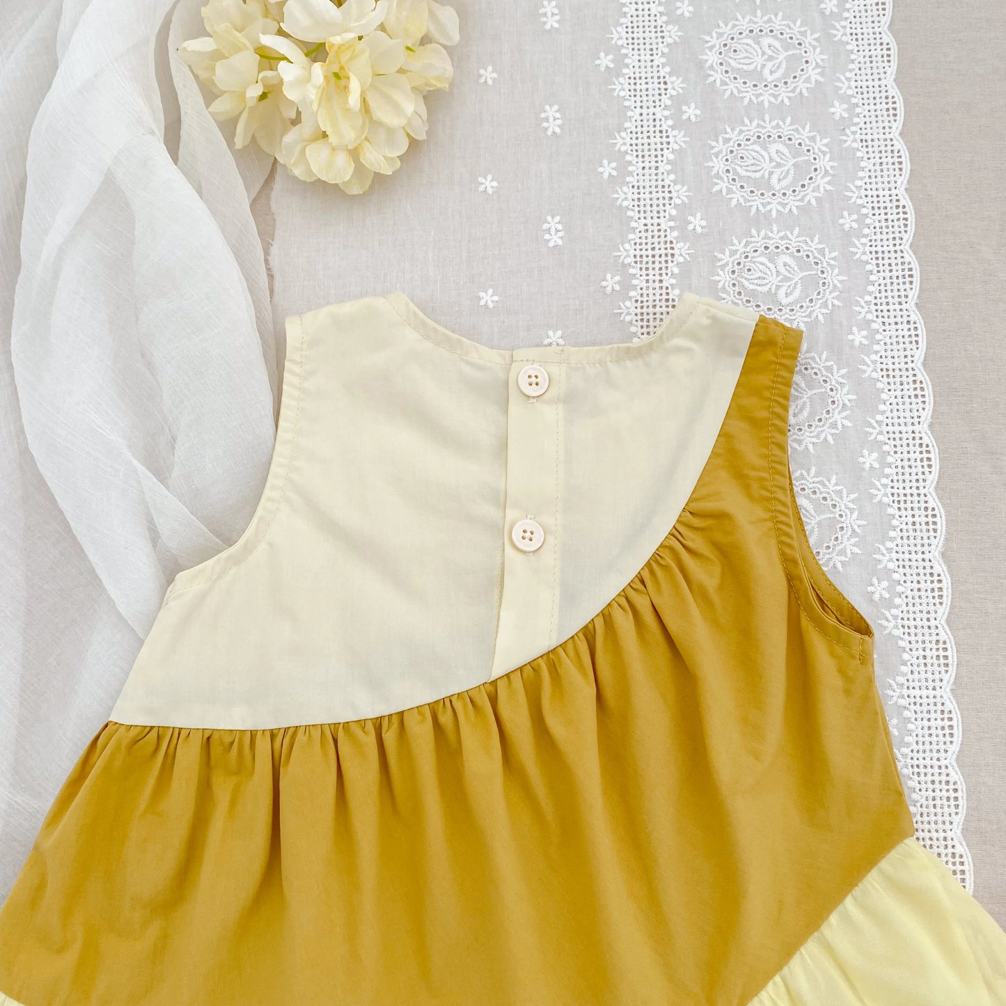 2025 Kids Clothes Summer Cotton Dress Baby Girls Clothes Cartoon Splicing Colors Dresses Children's Clothing Vestidos Cotton