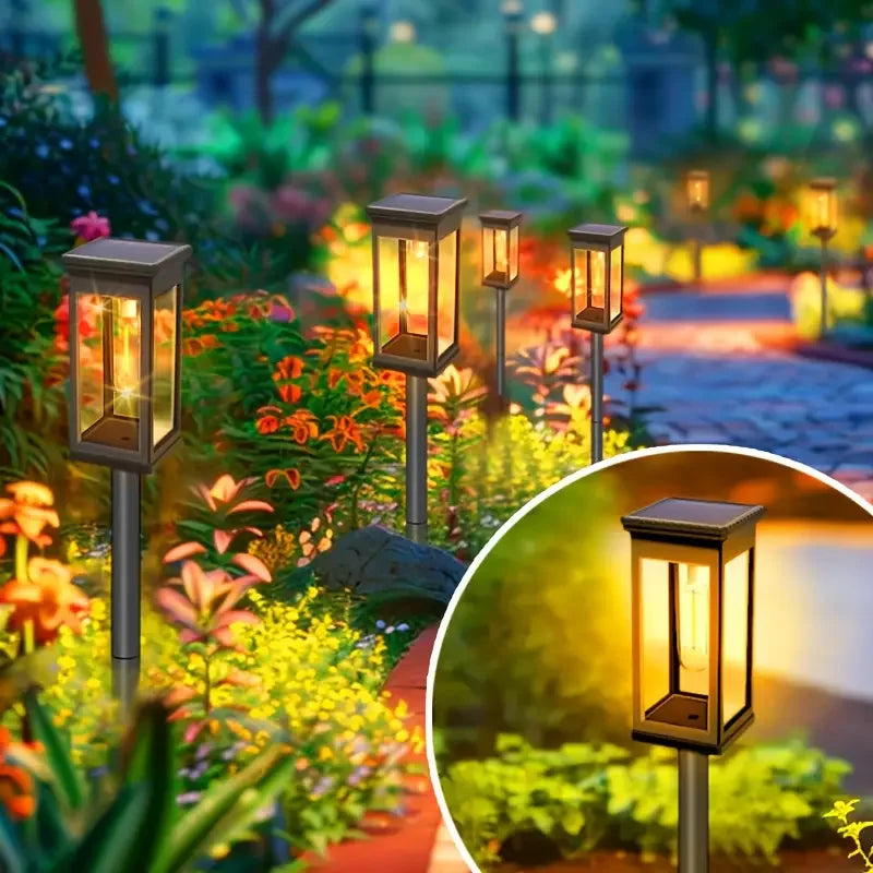 Outdoor Solar Street Lights Courtyard Lawns Walking Paths Lane Decorations Garden Paths Terraces Landscape Lighting
