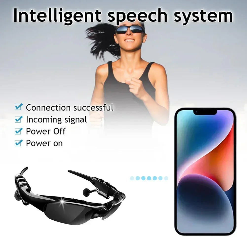5.0 Smart Bluetooth Audio Sun Glasses Cycling Driving Glasses Surround Sound Headphones Listen Music Call Polarized Sunglasses